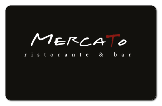 Mercato logo on black background